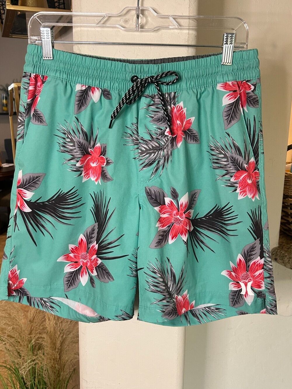 Hurley Tropical Lined Above the Knee Board Shorts Size M